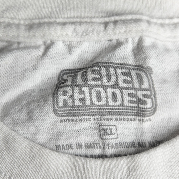 HALLOWEEN Steven Rhodes Let's Summon Demons White Graphic Tshirt XL - Picture 3 of 8